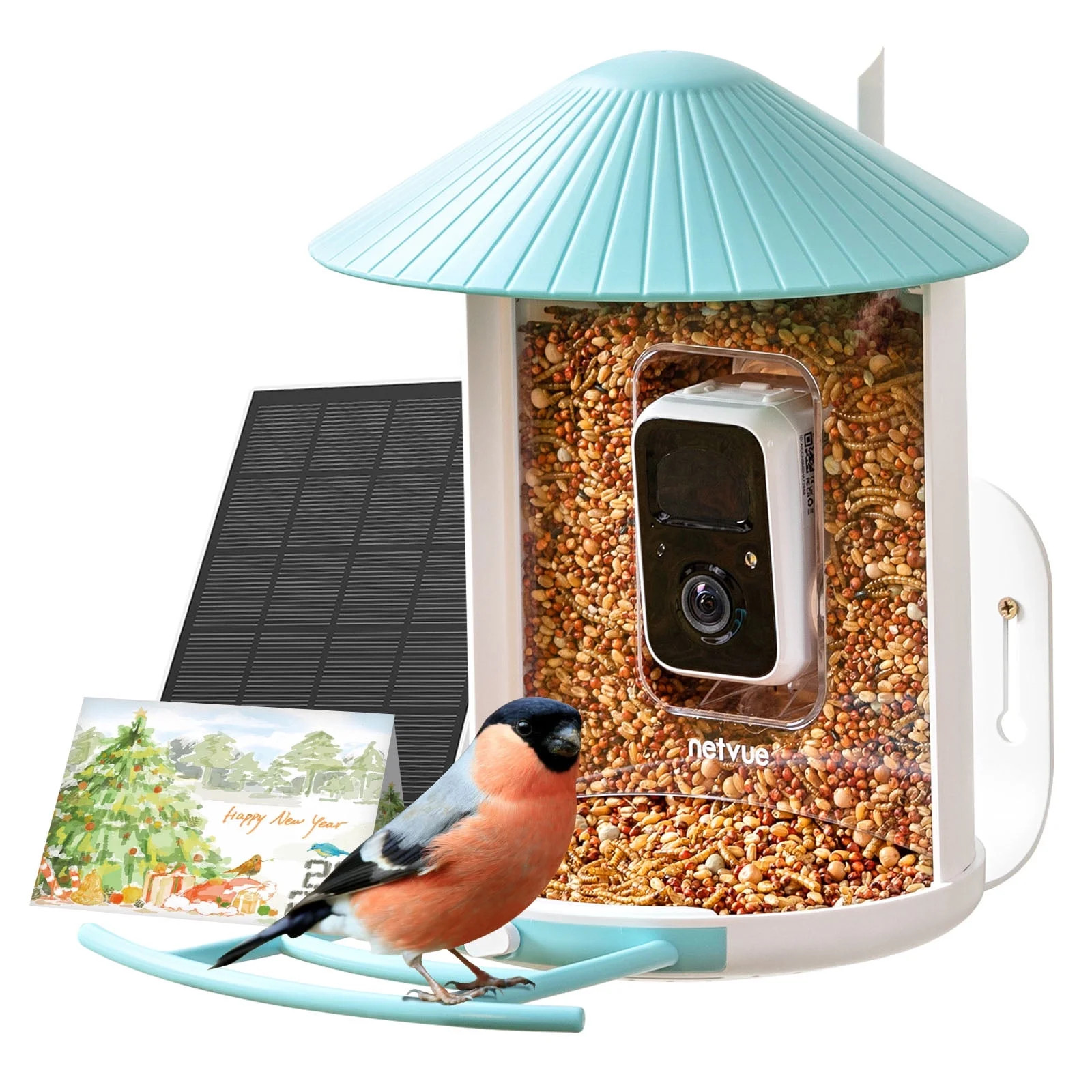 Smart Bird Feeder with Camera, Netvue Birdfy Bird Feeders Camera with AI(by Subscription) Identif... | Walmart (US)
