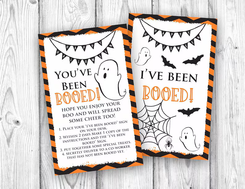 I've Been Booed Coworker Game You've Been Boo'd - Etsy | Etsy (US)