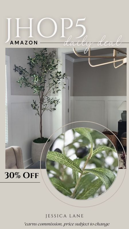 Amazon daily deal, save 30% on this 7 ft+ artificial olive tree. Home decor, home accents, artificial tree, olive tree, artificial olive tree, modern organic home, Amazon home, Amazon decor, Amazon deal

#LTKSaleAlert #LTKHome #LTKStyleTip