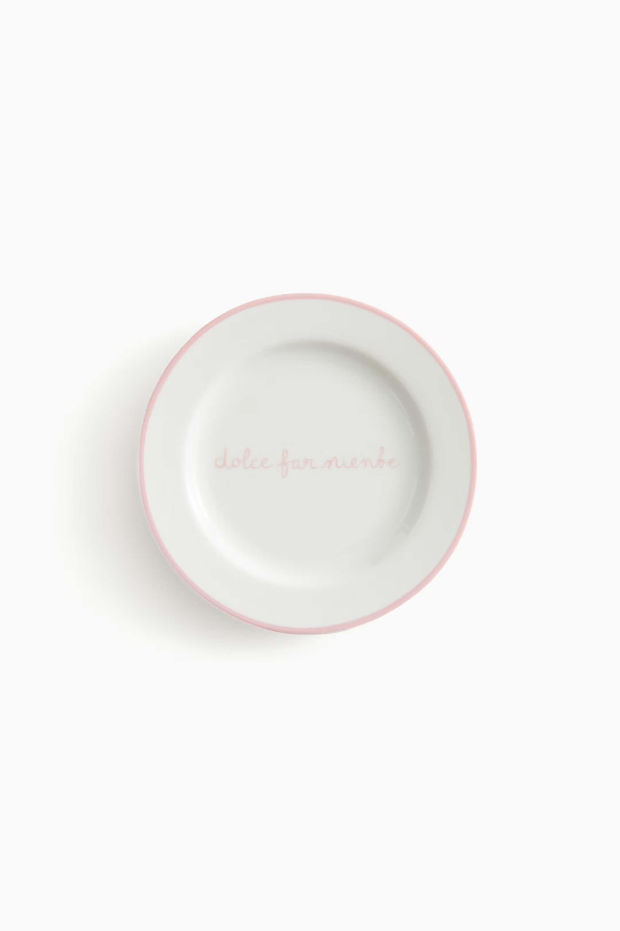 Small Porcelain Plate with Motif | H&M (US + CA)