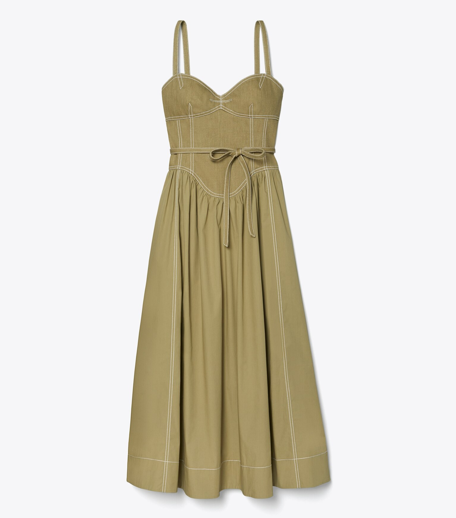 COTTON TWILL DRESS | Tory Burch (US)