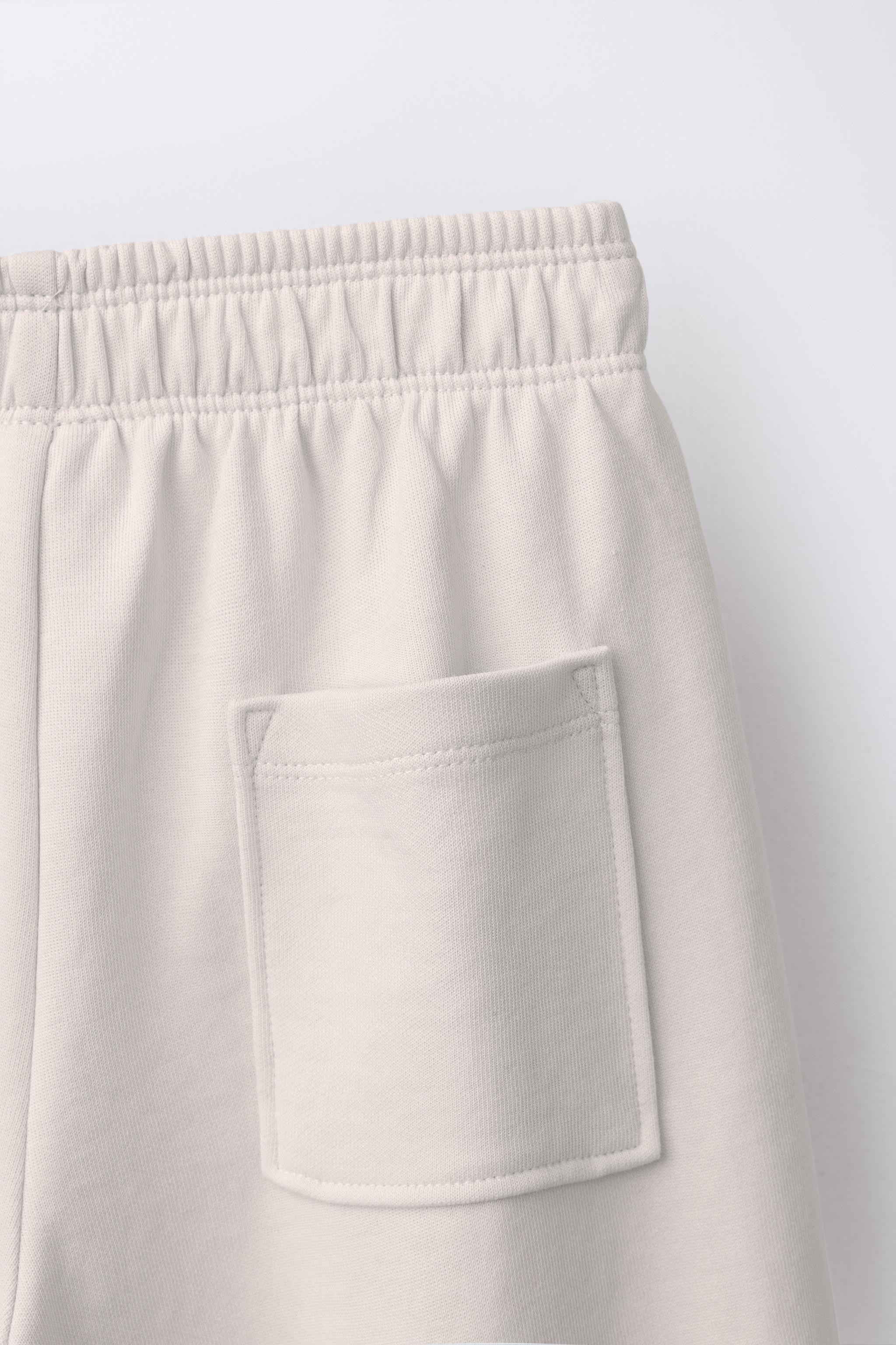 WIDE-LEG INTERLOCK TROUSERS | Zara UK