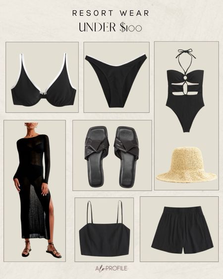 Resort Wear Under $100 // Abercrombie, resort wear, vacation outfits, vacay style, beach vacay, spring outfits, spring break outfits, chic resort wear