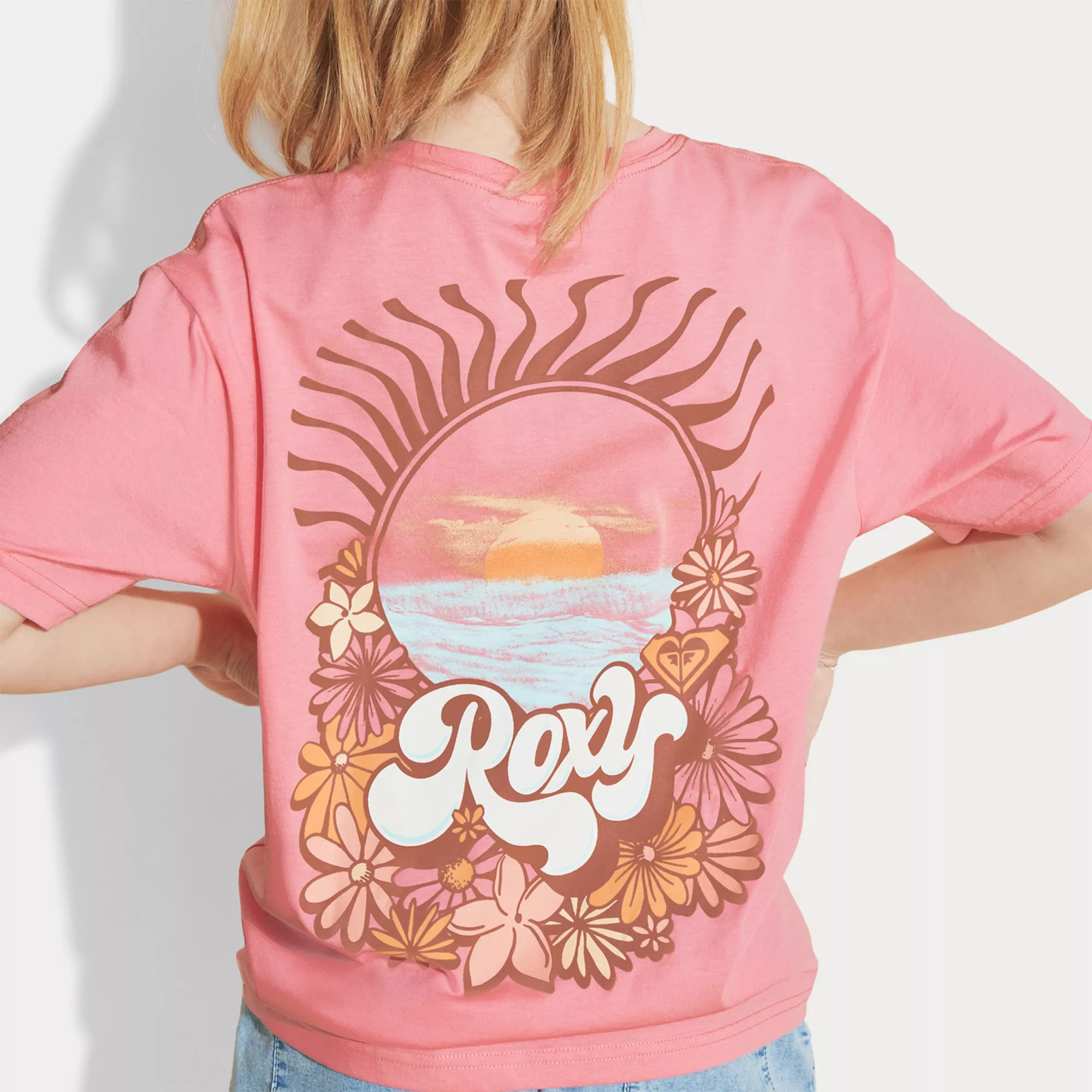 Girls 7-16 Roxy Aloha State Oversized Graphic Tee | Kohl's