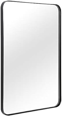 ANDY STAR Wall Mirror for Bathroom, Mirror for Wall with Black Metal Frame 22" X 30", Decorative ... | Amazon (US)