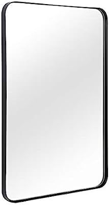 Amazon.com: ANDY STAR Wall Mirror for Bathroom, Mirror for Wall with Black Metal Frame 22x30x1", ... | Amazon (US)