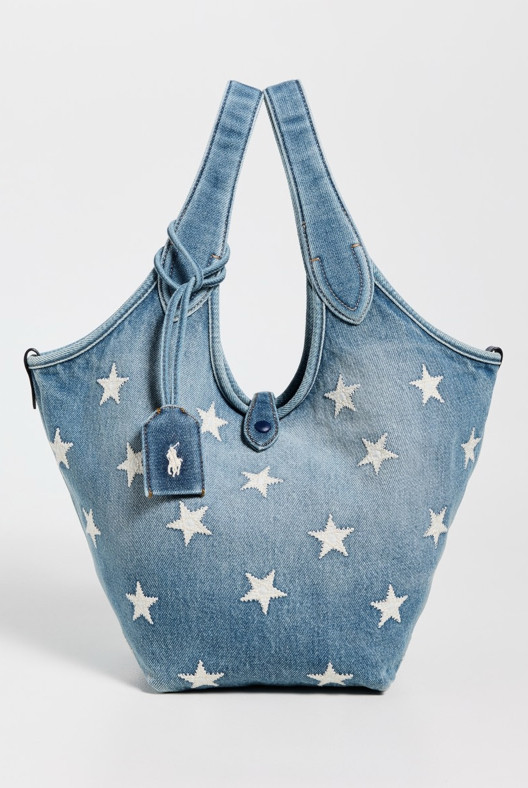 Denim Bag. How cute are these bucket bags from Polo by Ralph Lauren. Adding a pop of color with these playful mini bags never look so chic. Available in Many Colors and also they come with removable strap for a crossbody option. 

 