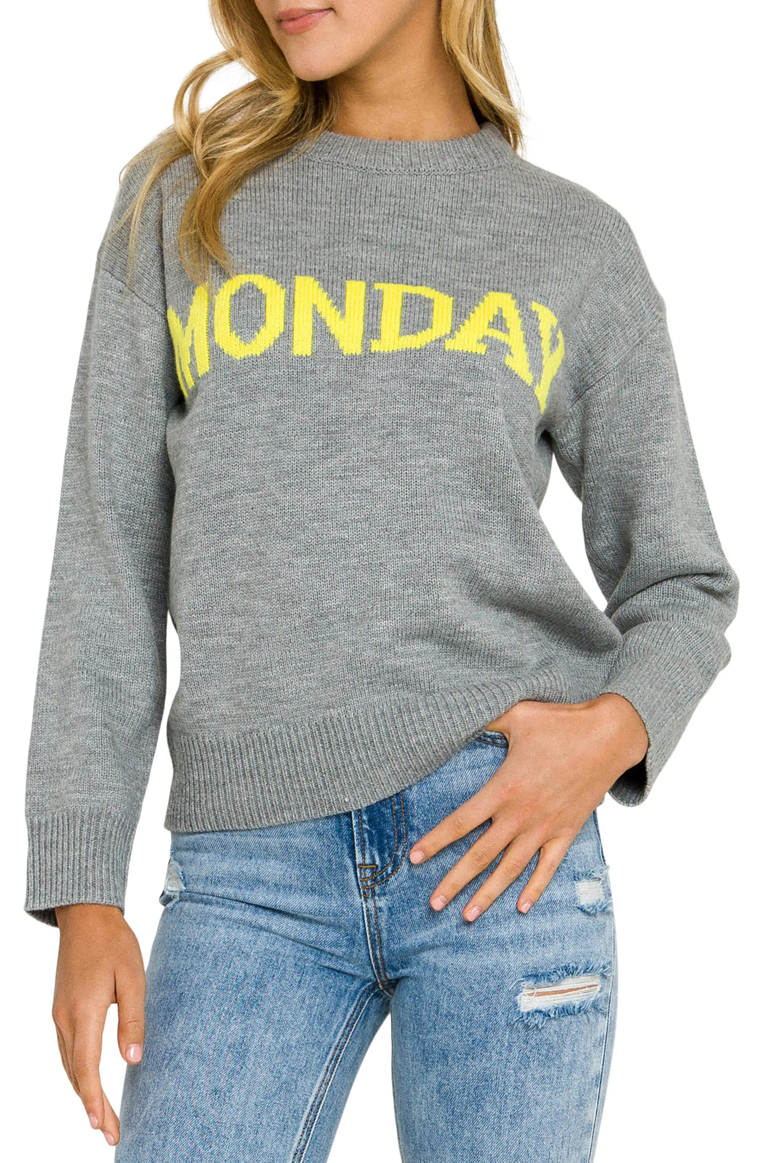 Weekday Motif Sweater (Women) | Nordstrom | Nordstrom