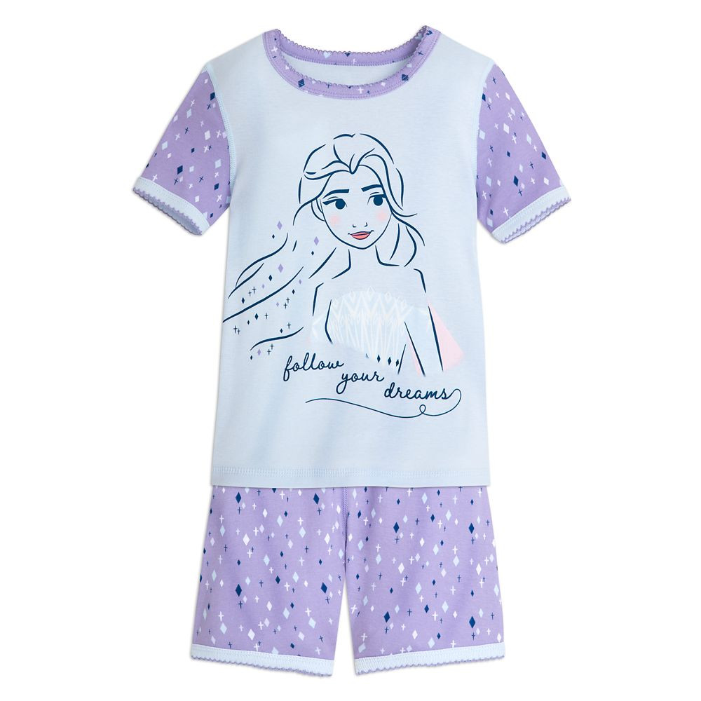 Elsa PJ PALS Short Set for Kids – Frozen | Disney Store | Disney Store