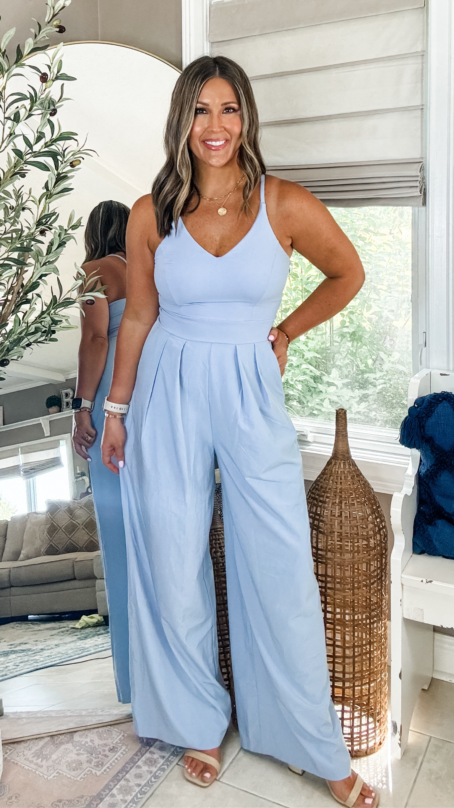 Summer Outfit
Fit : TTS Wearing size small 
Extended sizes available 1x-3x 
Also available in petite regular and tall 

#LTKWedding #LTKSeasonal #LTKStyleTip