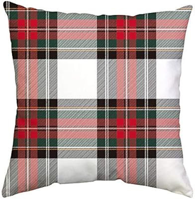 GTEXT Christmas Throw Pillow Cover Holiday Decor Buffalo Check Tartan Pillow Cover Cuhion Cover C... | Amazon (US)