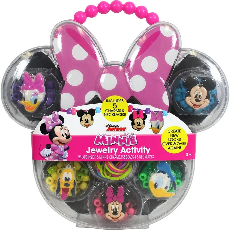 Disney Minnie Mouse Plastic Necklace Activity Set - multi character, multicolored | Walmart (US)