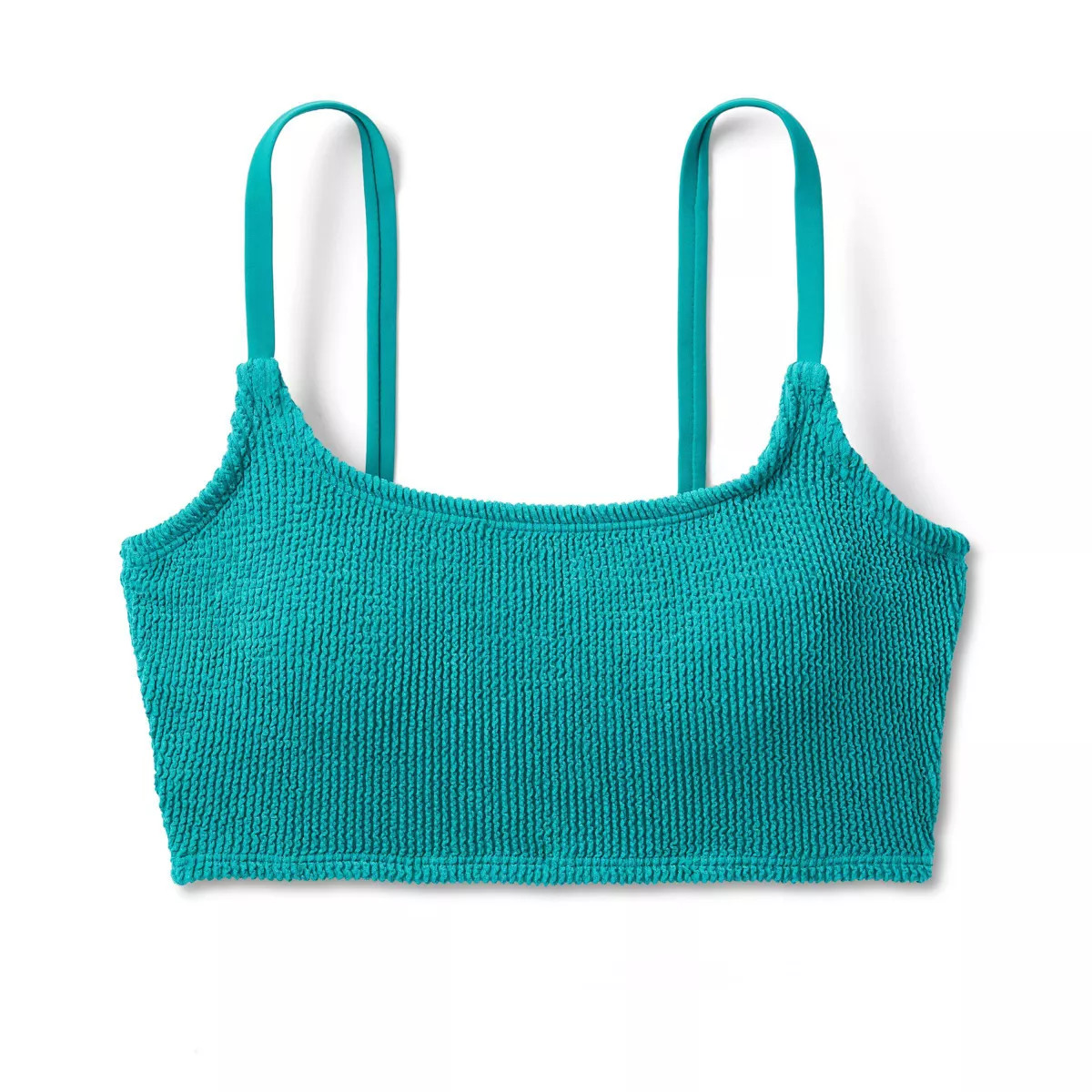 Women's Pucker Texture Square Neck Bikini Top - Kona Sol™ | Target