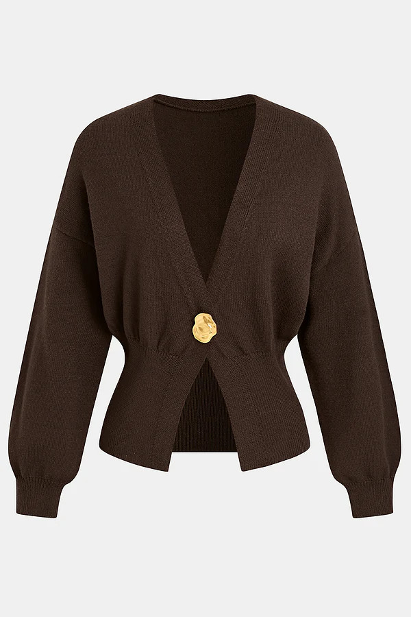 Effortless Confidence Brown Cardigan | Cupshe US