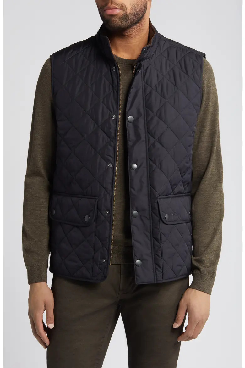 Barbour New Lowerdale Quilted Vest in Timberwolf at Nordstrom, Size Small | Nordstrom