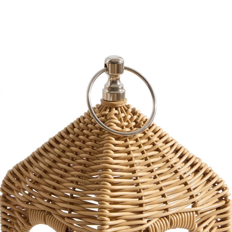 Woven Rattan Lantern, 14.75", by My Texas House | Walmart (US)