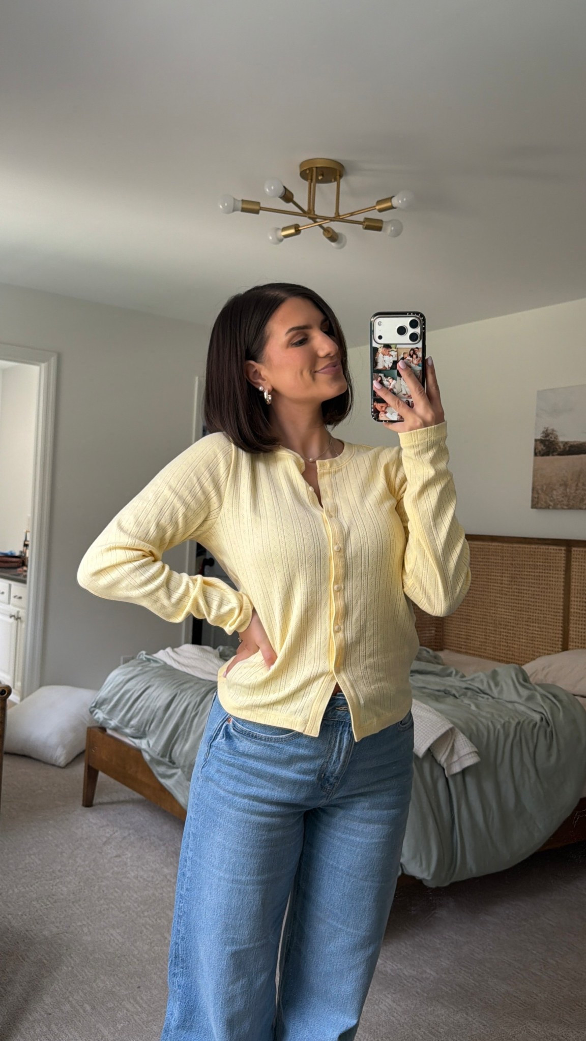 Wearing a med 💛