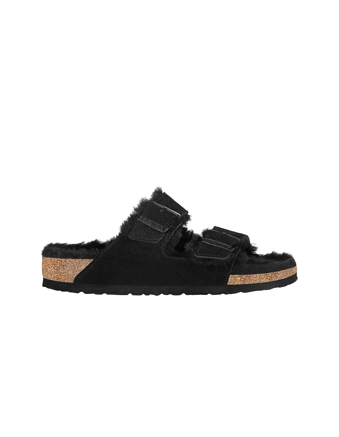 Arizona Shearling Suede Leather Regular Sandal | David Jones (Australia & New Zealand)