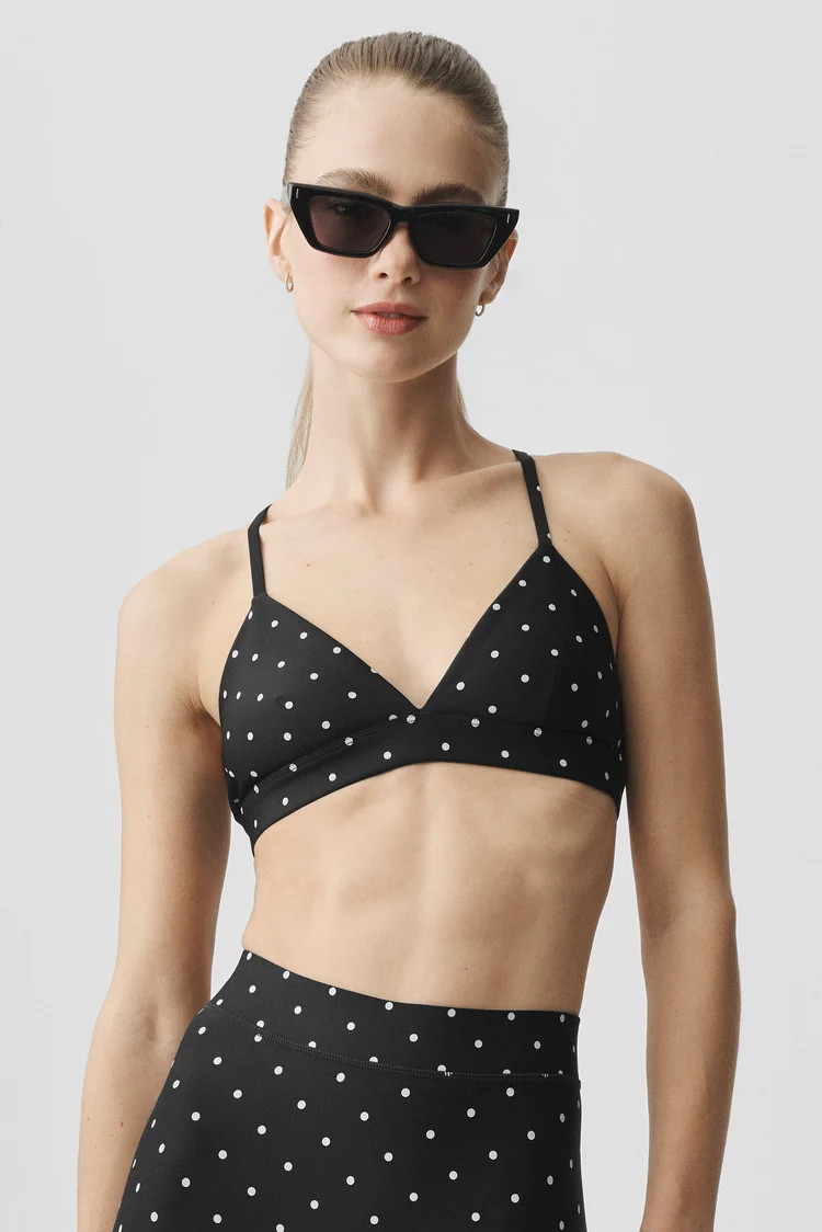 Airlift Polka Dot Splendor Bra | Alo Yoga
