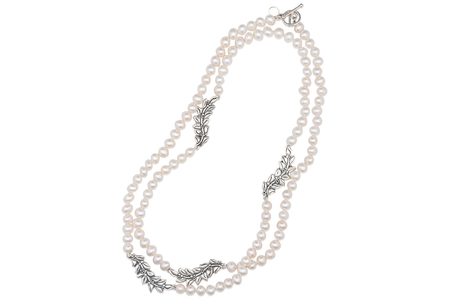 Jasmine Freshwater Pearl Station Necklace | Mignon Faget