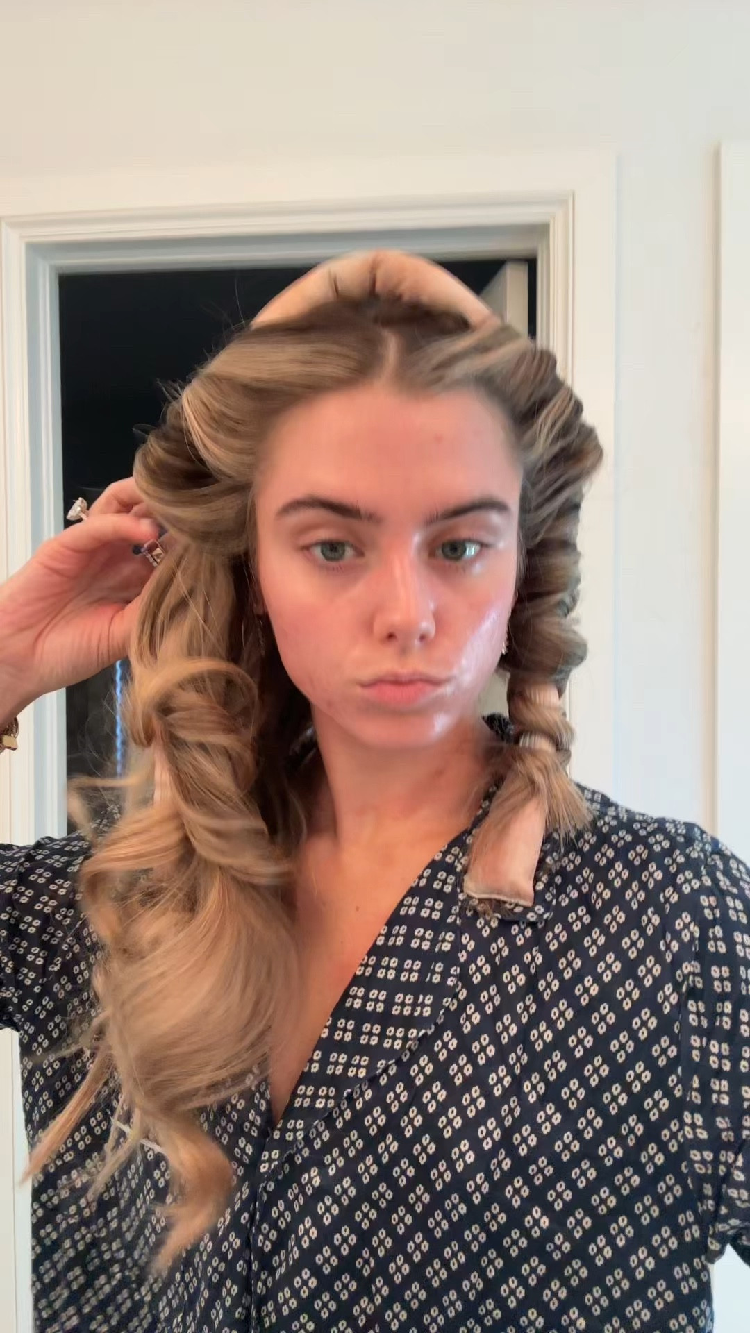 @mykitsch  can’t tell you the last time I curled my hair with a curling iron. MY GO TO. (Yes I fluffed the @diviofficial dry shampoo after seeing this lol)  + Kitsch Satin Heatless Curling Set - Heatless Hair Curlers to Sleep in - Heatless Curls Overnight - Heatless Curling Rod - No Heat Curls Overnight - Overnight Blowout Rods - Soft Hair Rollers. My greatest hair hack has got to be sleeping in a hair ribbon. This is what gives me my heatless hair curls. These curls are always bouncy, voluminous, shiny, and perfection that require absolutely zero heat, saving my hair on necessary, heat damage while still getting those desirable curls. I have lots of tutorials on how I put them in my hair saved my TikTok and Instagram @sloanevosen. TUTORIAL: https://www.tiktok.com/t/ZP8Y6b72q/ #hair #heatlesscurls #heatlesshair #heatlesswaves #hairstyles #hairhack #hairhealth #heatlesshairstyles #hairroutine #hairribbon #heatlesshaircurler  @divihaircare

#LTKBeauty #LTKgrwm #LTKFindsUnder50