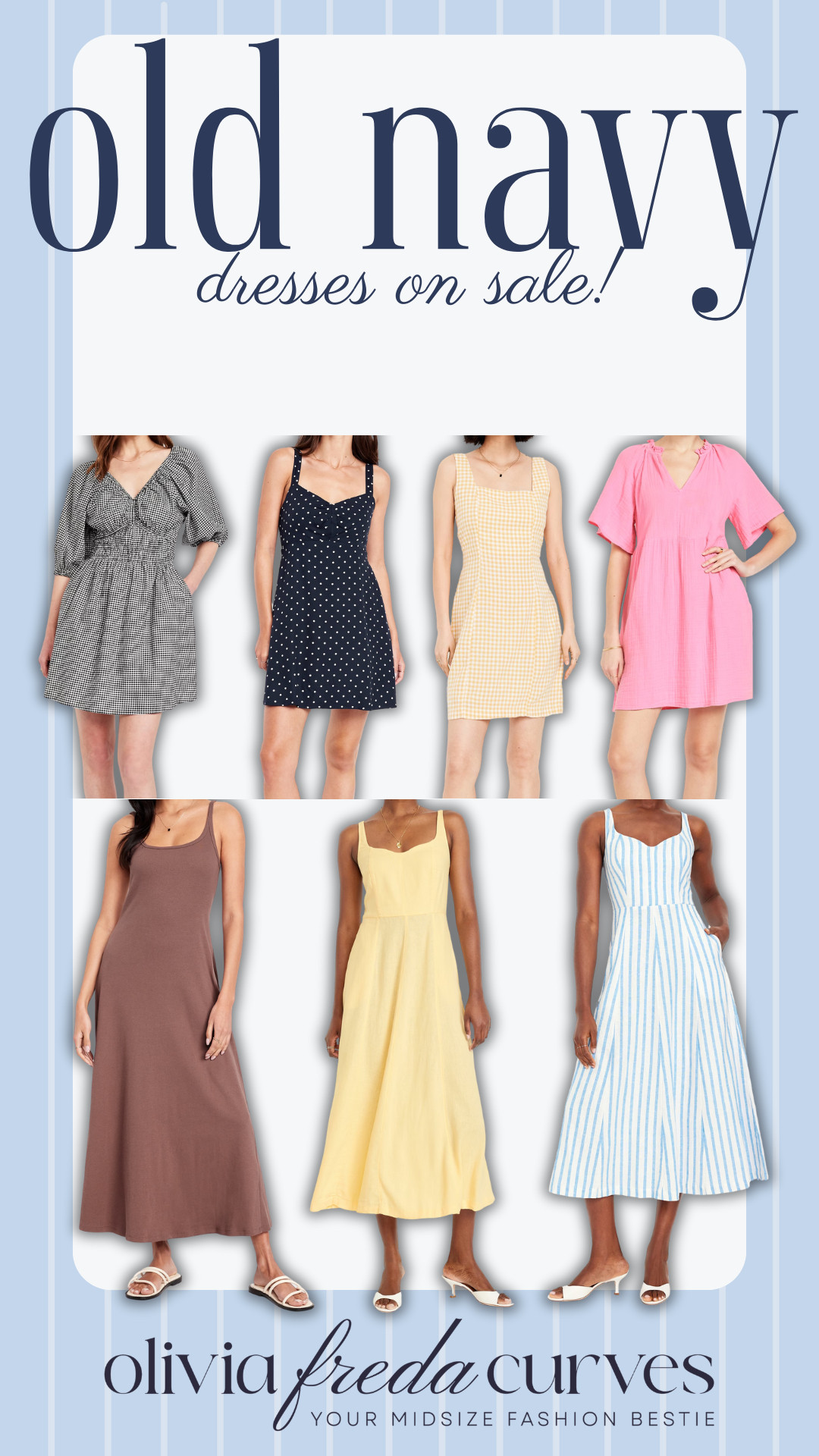 Old Navy dresses on sale! 👗

old navy, old navy sale, sale, sale alert, sale finds, butter yellow dress, gingham dress, midi dress, mini dress, maxi dress, summer dresses, midsize friendly, size 12, size 14, Olivia Freda Curves, Olivia Tierney 

 #LTKSaleAlert #LTKMidsize #LTKStyleTip