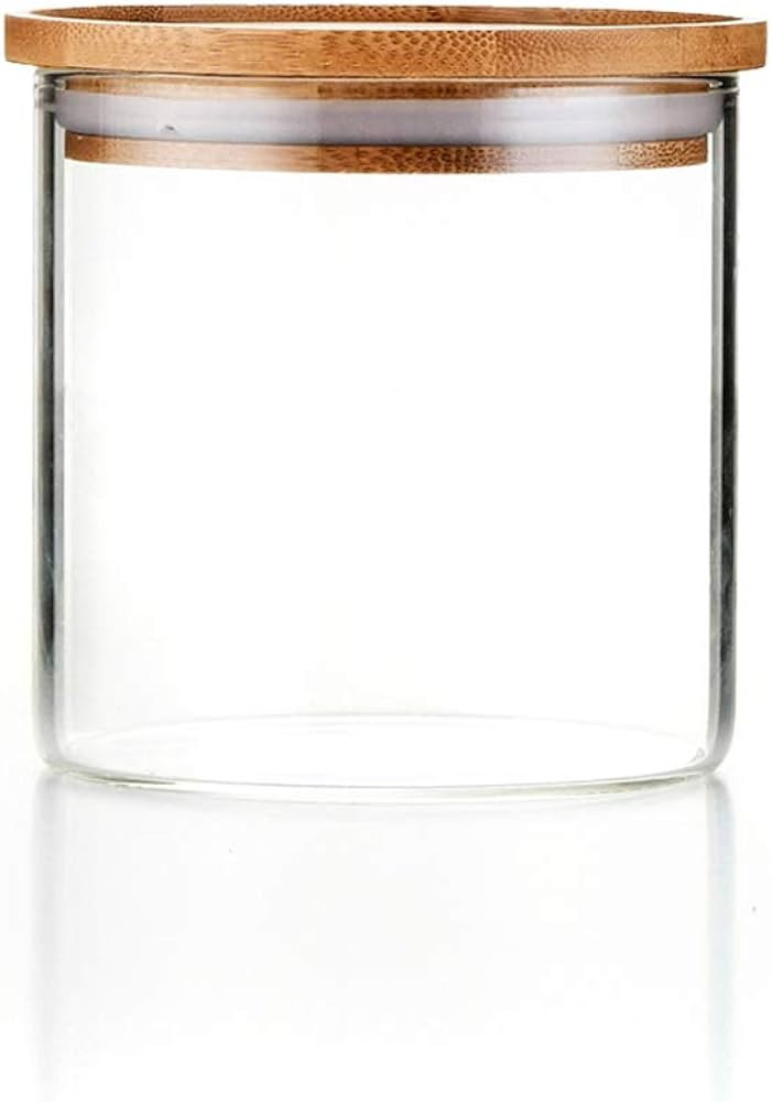 Sweejar Glass Food Storage Jar with Lids(18 OZ),Airtight Canisters Sets for Kitchen,Food Storage ... | Amazon (US)