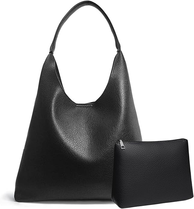 2025 Slouchy Tote Bag for Women, Leather Hobo Bag Soft Vegan Leather Top-handbag Shoulder Bag Han... | Amazon (US)
