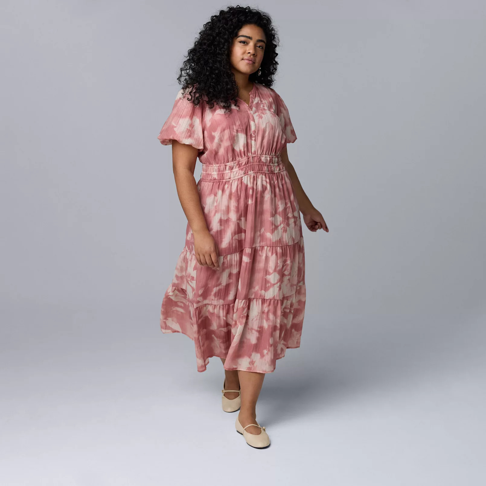 Plus Size Simply Vera Vera Wang Maxi Fem Dress | Kohl's