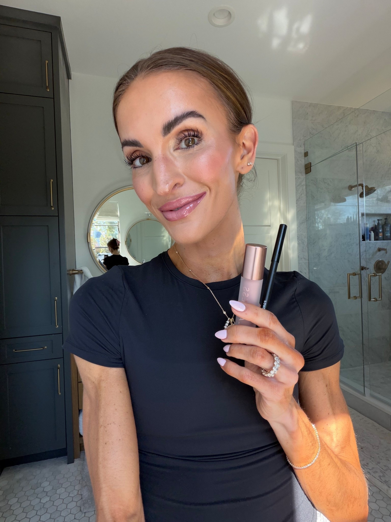 loving this lip combo! 💗 liner is shade ‘rosewood’ and gloss is shade ‘skinny dip’ 

#LTKBeauty