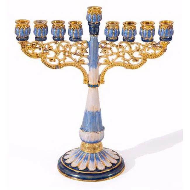 Holy Land Gifts 139141 Filigree Design Menorah - 9 Branched - No.41152 | Walmart (US)