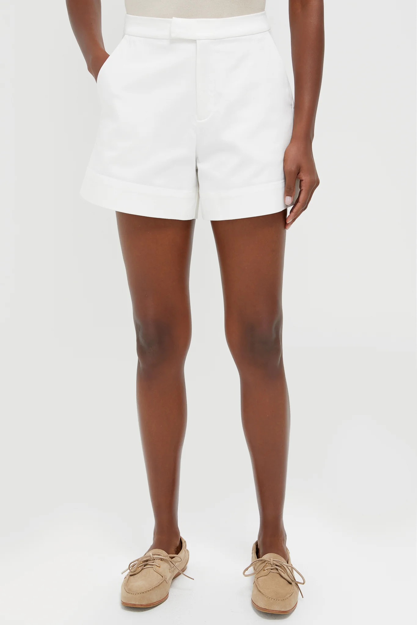 White Ruth Shorts | Tuckernuck (US)