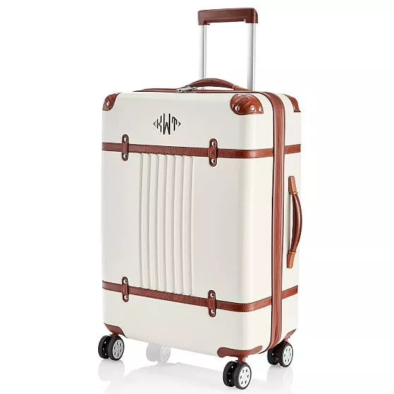 Mackenzie Pink Sparkle Glitter Hard-Sided Luggage