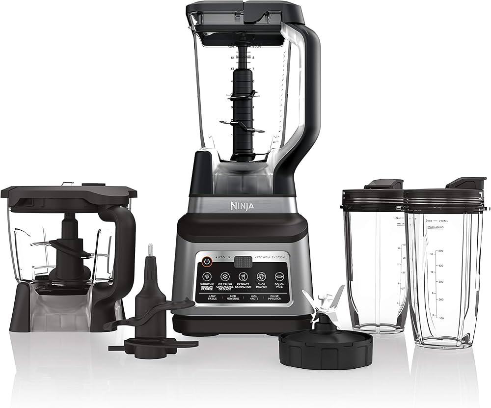 Ninja BN801C, Professional Plus Kitchen System With Auto-iQ, 72oz Pitcher, Black/Silver, 1400W (C... | Amazon (CA)