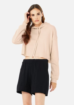 The Crop Hoodie | BELLA+CANVAS