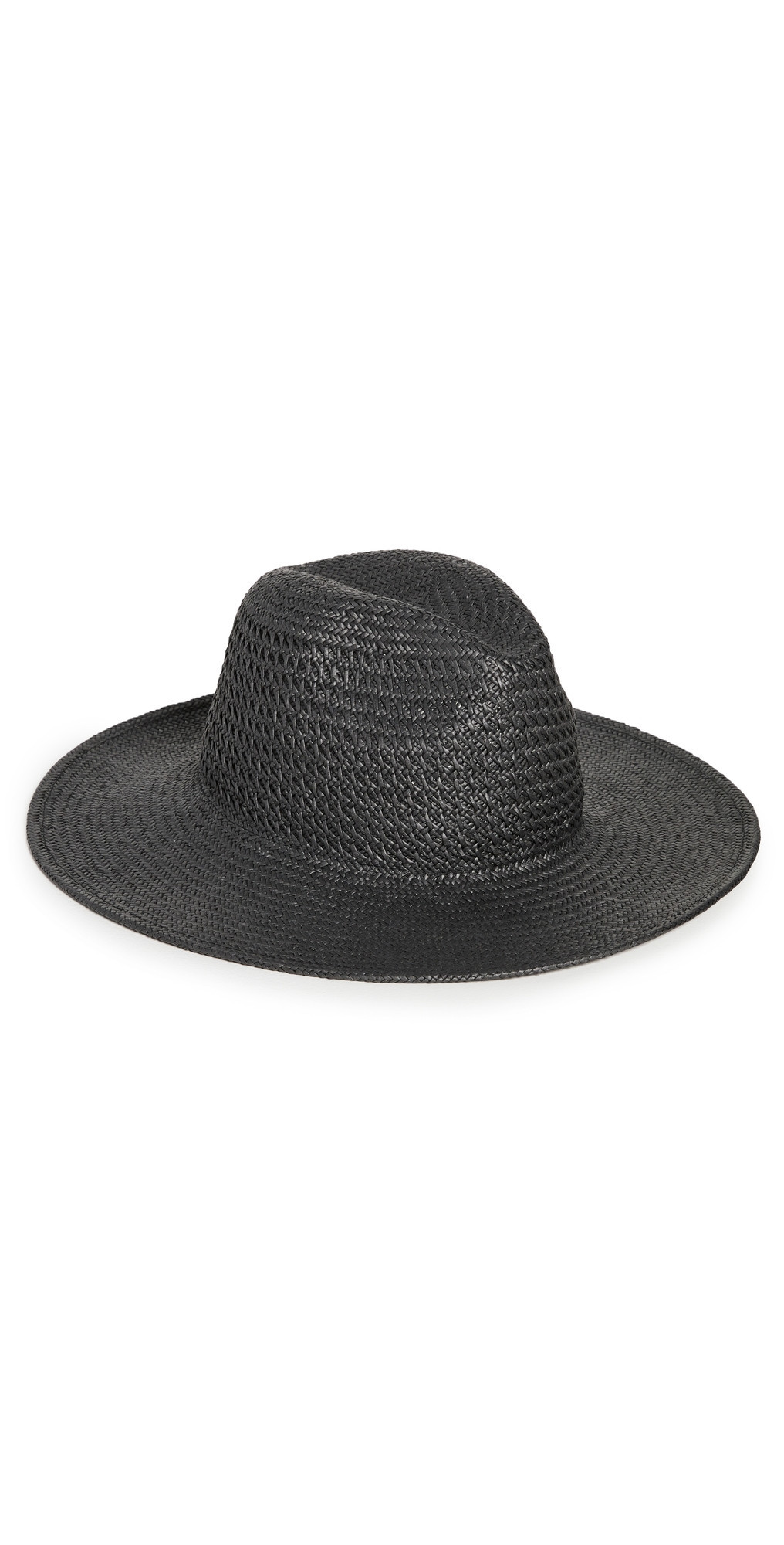 Hat Attack Vented Luxe Packable Straw Hat Black One Size | Shopbop
