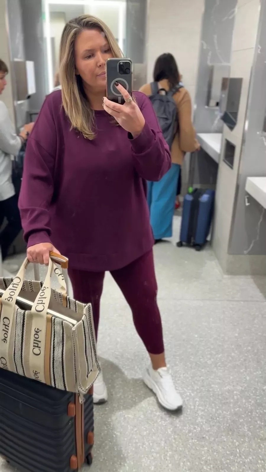 This top is on sale!!! Wearing a 2X in leggings and 3X in top! Leggings and top on sale right now and are amazing / they don’t roll down!! Sweat wicking! Get your regular size and size up in top! 

Use my code ASHLEYDXSPANX sitewide for new customers!

Plus size fashion, comfy casual, matching set, travel outfit, airport outfit, spanx finds

#LTKPlusSize #LTKSaleAlert #LTKMidsize