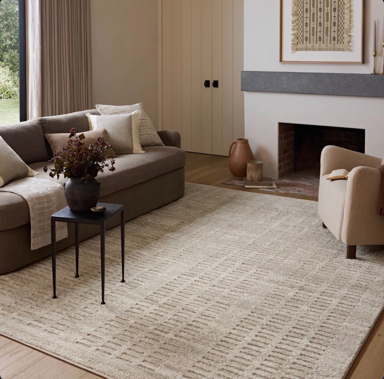 The rug that makes the entire room 🤎 Linked my exact one because I get asked about it constantly.

#NeutralHome #HomeDecor #LivingRoomDecor #LTKHome #Wayfair

#LTKHome #LTKSaleAlert #LTKdayinmylife