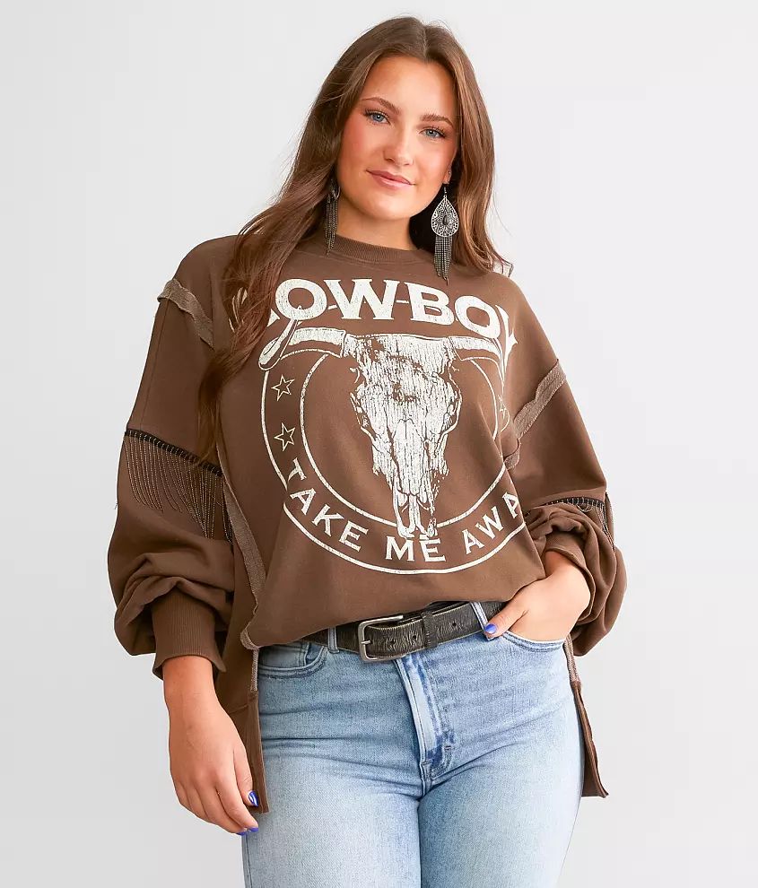 Cowboy Take Me Away Band Pullover | Buckle