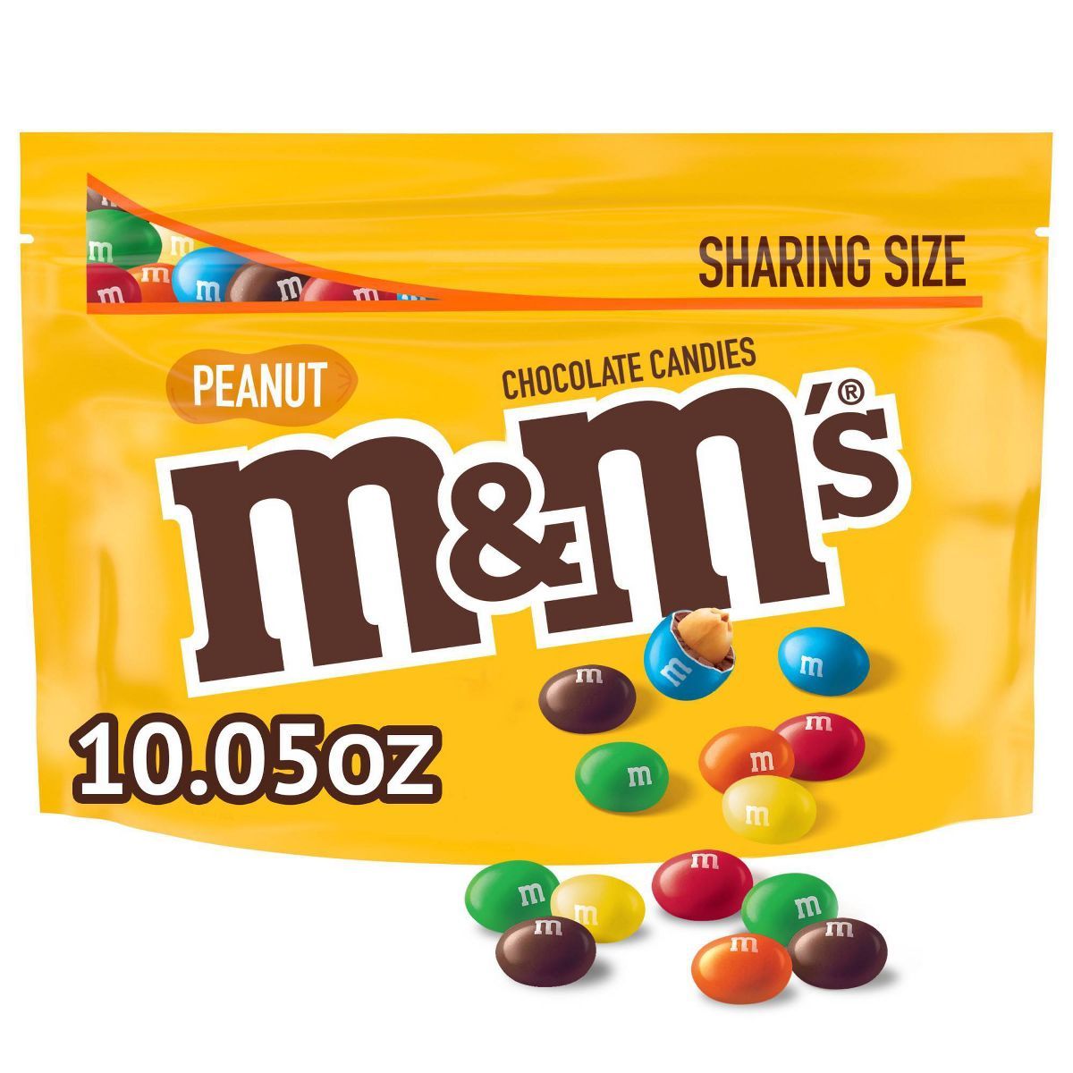 M&M's Peanut Chocolate Candy - Sharing Size - 10.05oz | Target