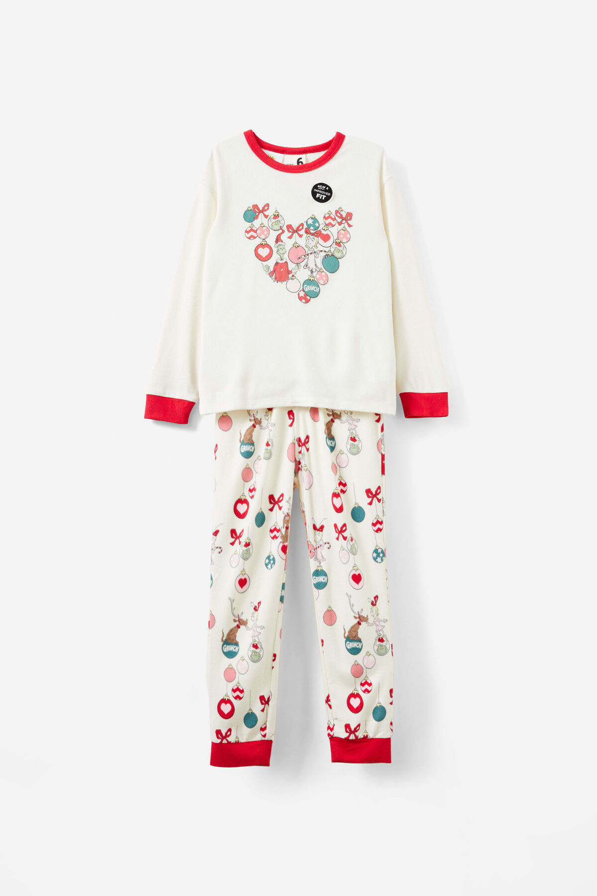 The Grinch Frankie Long Sleeve Pajama Set | Cotton On (US)