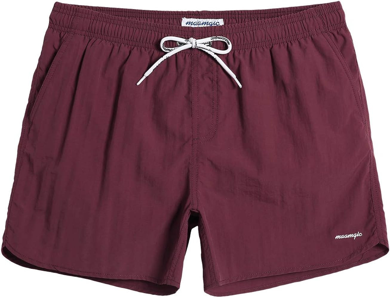 maamgic Mens Swim Trunks 5" with Mesh Lining Quick Dry Bathing Suits for Men Swim Shorts Swimwear | Amazon (US)