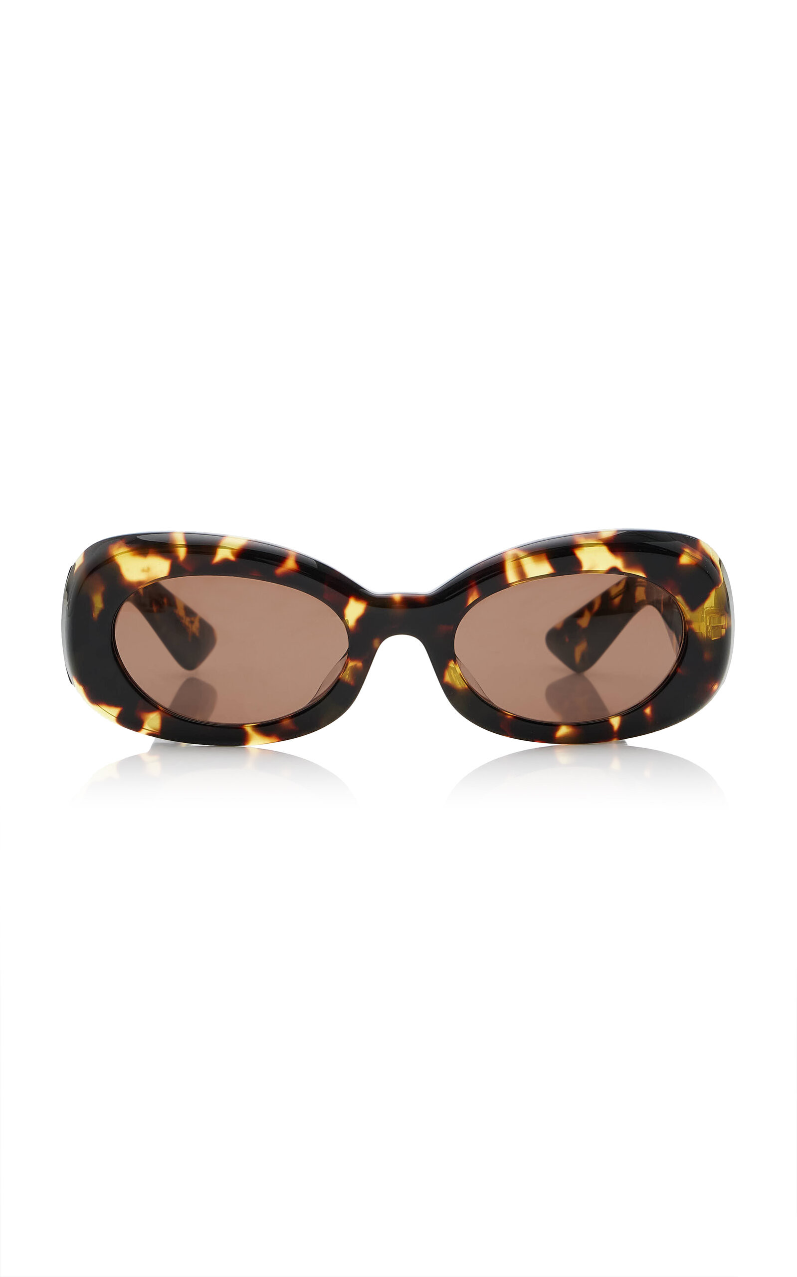 Khaite x Oliver Peoples 1992C Oval-Frame Acetate Sunglasses - Moda Operandi | Moda Operandi (Global)