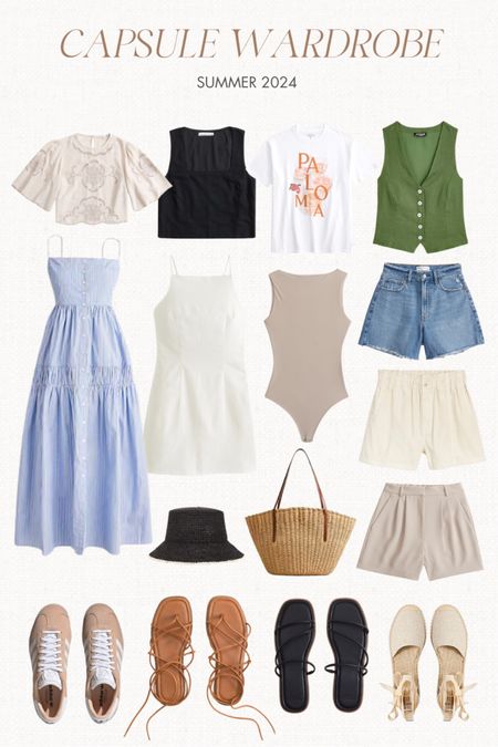 Capsule wardrobe for summer 2024!

#LTKStyleTip #LTKFindsUnder100 #LTKSaleAlert
