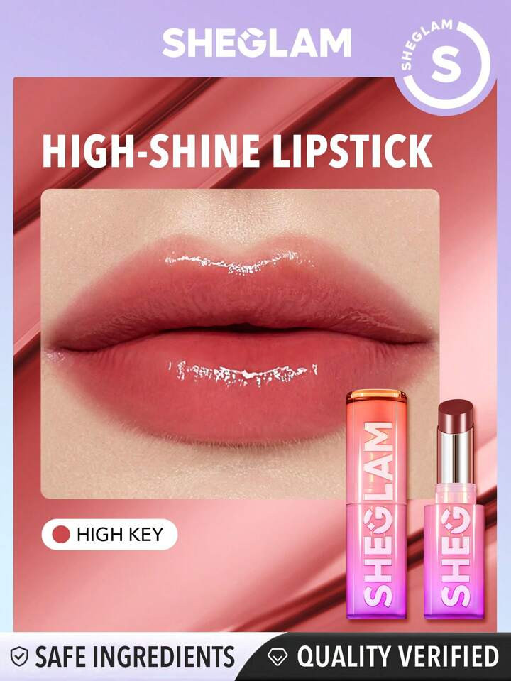 SHEGLAM Mirror Kiss hoogglanzende lippenstift-high key | SHEIN
