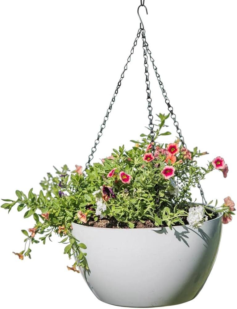 Gardener's Supply Company Viva Self-Watering Hanging Basket with Easy-Fill Water Port | 14 Inch D... | Amazon (US)