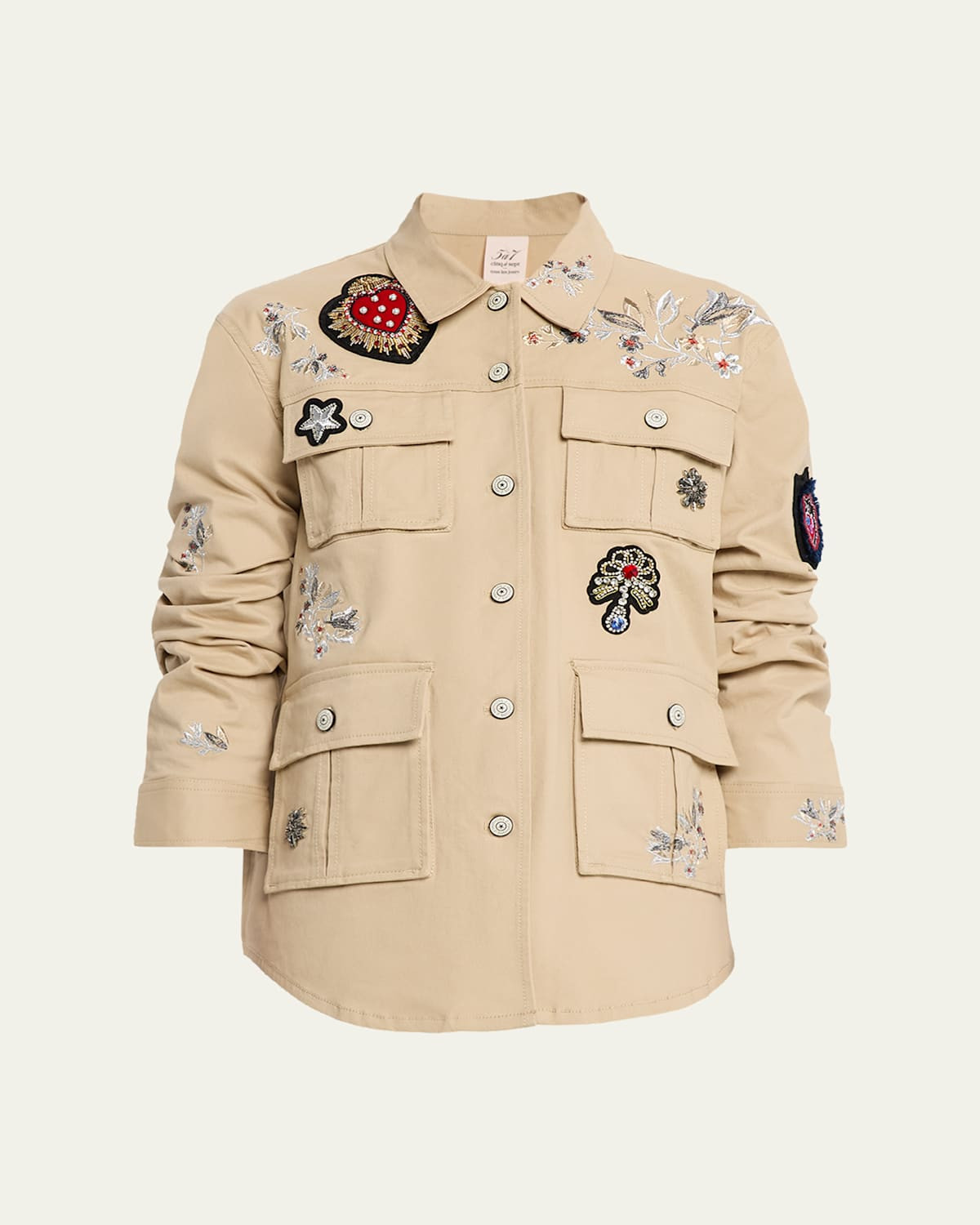 Embroidered Heritage Patch Vera Jacket | Bergdorf Goodman