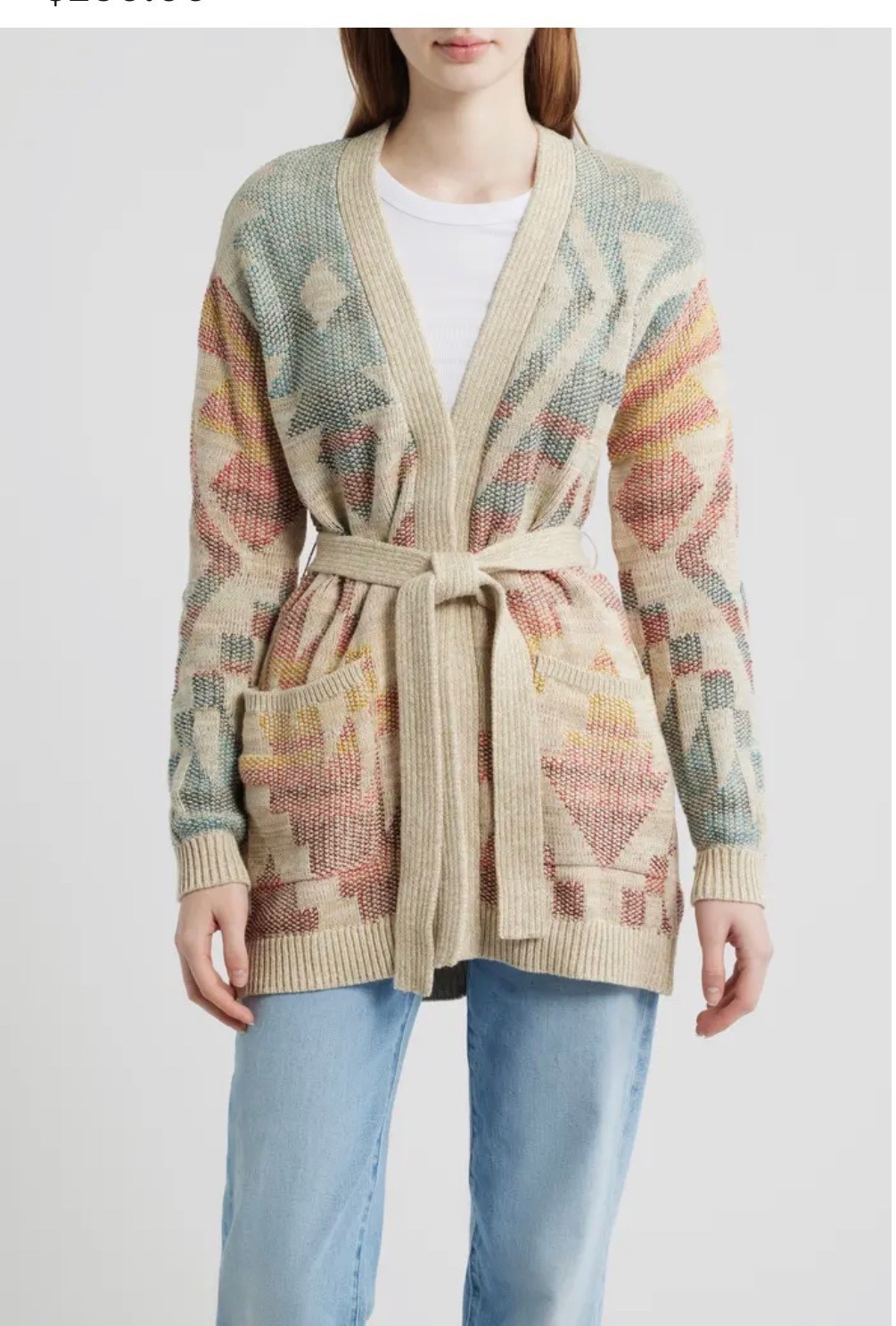 Cheyenne Jacquard Cotton Wrap Cardigan
Pendleton

A Southwestern-inspired jacquard design in muted hues defines a cozy wrap cardigan knit from soft cotton

#LTKSeasonal #LTKWorkwear #LTKTravel