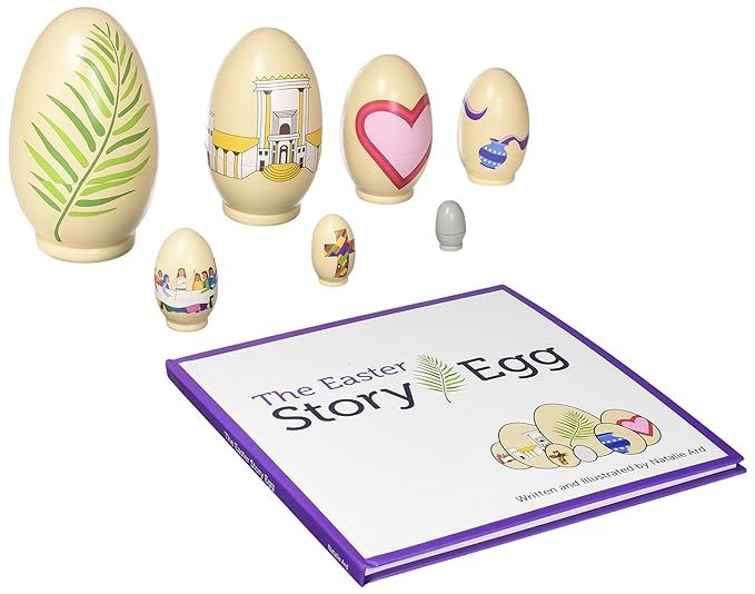 STORY EGG The Easter Colorful Nesting Toy with Resurrection Book – Great Christian or Catholic ... | Amazon (US)
