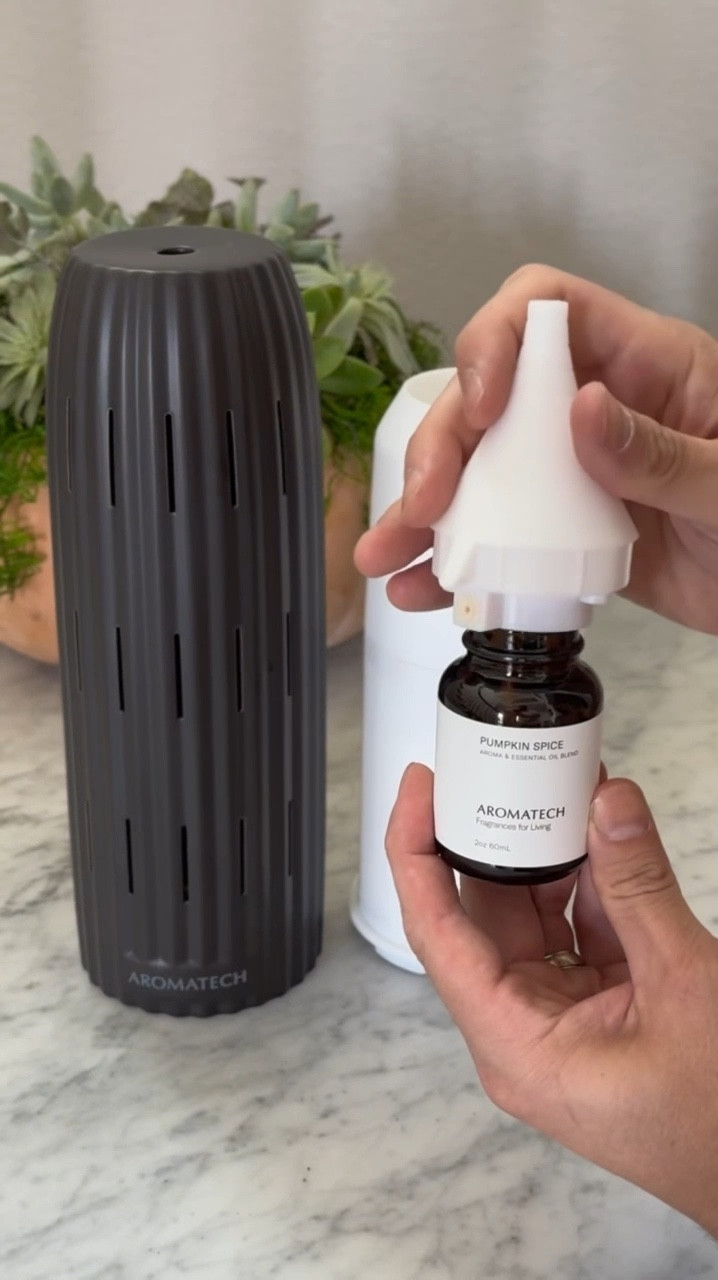 Cozy up with us and enjoy the warm and inviting scent of Pumpkin Spice by @AromaTech. Simply remove the cap, twist it into AromaTech's Ambience diffuser, and instantly transform your space into an autumn haven 🍂 We can’t get enough but we're already excited to switch over to our favorite holiday scent, The Cabin – think pine, cedar, fern, and juniper 🌲. It’s never been easier to set the perfect mood for every season. Enjoy up to 35% off your own diffuser and scents during their holiday sale that's going on now! #gifted

#LTKHome #LTKGiftGuide #LTKHoliday